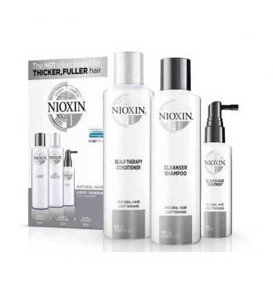 Nioxin system 1 fall protection treatment set 3 pieces 150ml + 150ml + 50ml